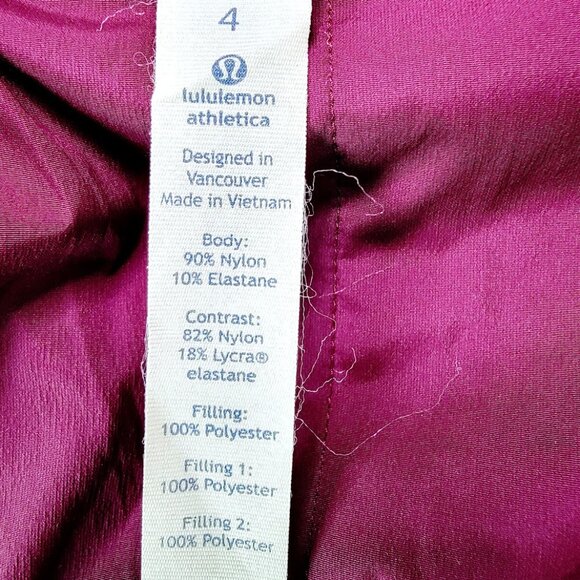 Lululemon Women's Plum Run For Cold Primaloft Full Zip Puffer Vest Jacket Size 4 - Picture 7 of 9
